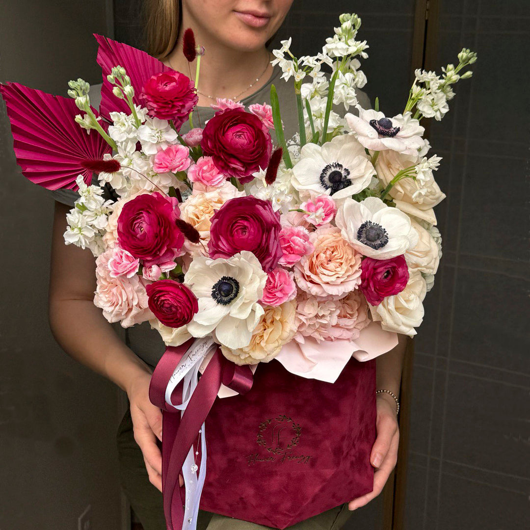 126. Crimson Velvet Bouquet