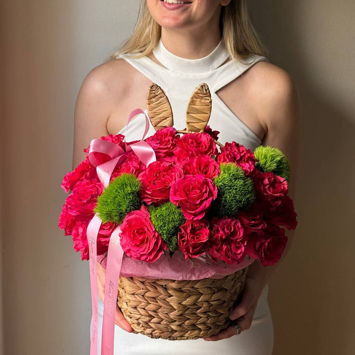 760. Easter Bunny Bloom Basket