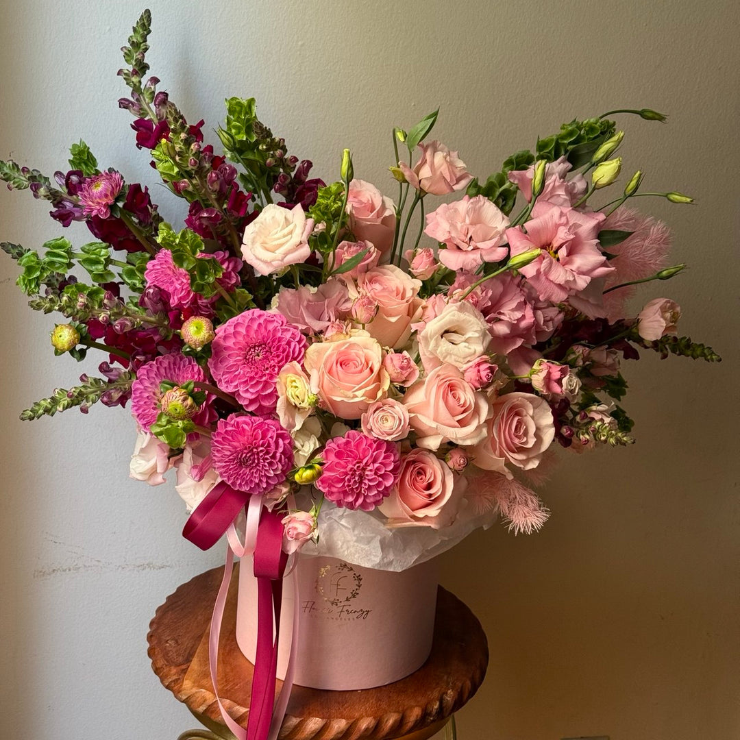 309. Pink Elegance Flower Box