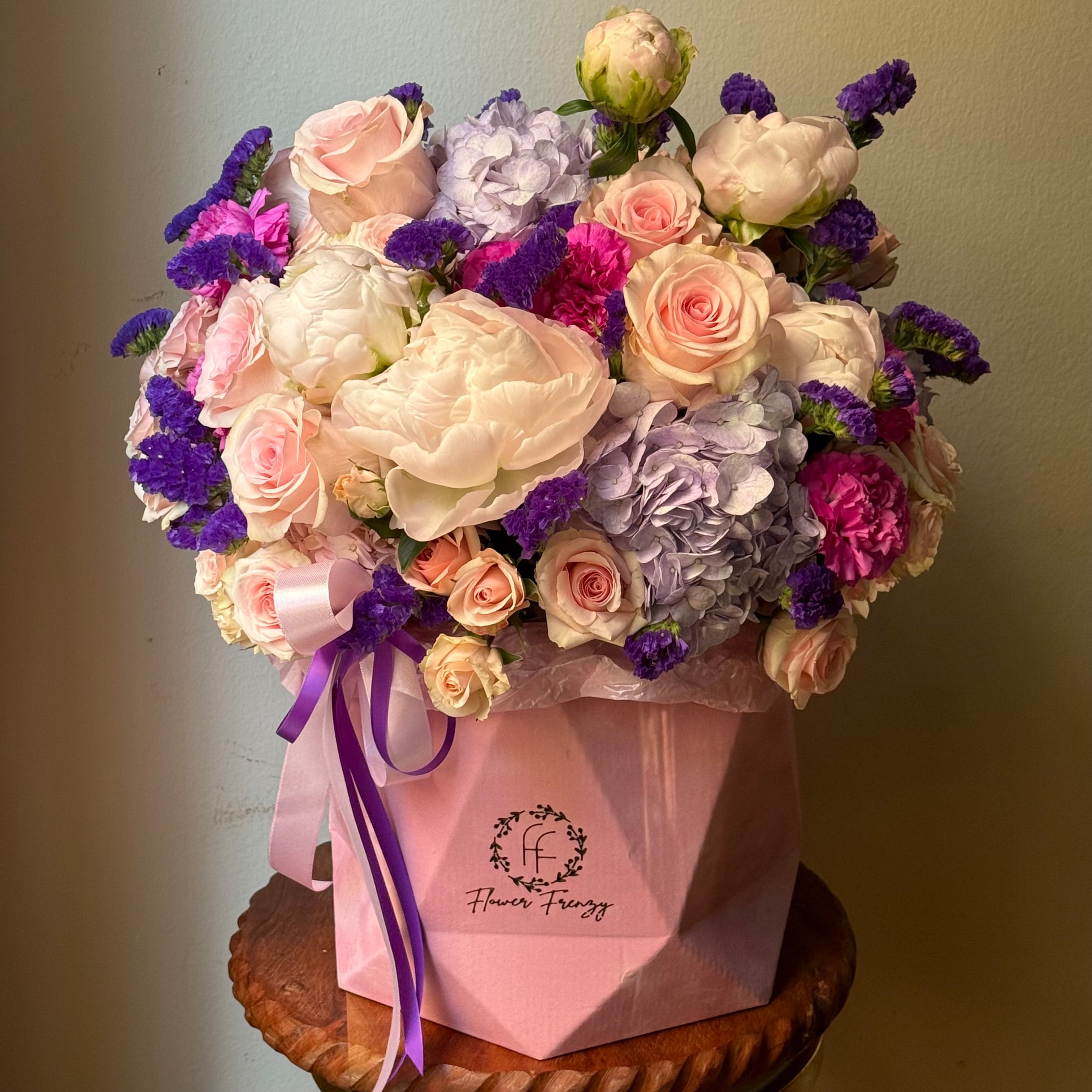 Lavender Elegance Box – FlowerFrenzyLA