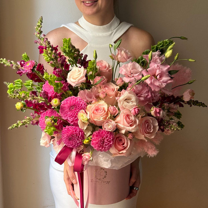 309. Pink Elegance Flower Box