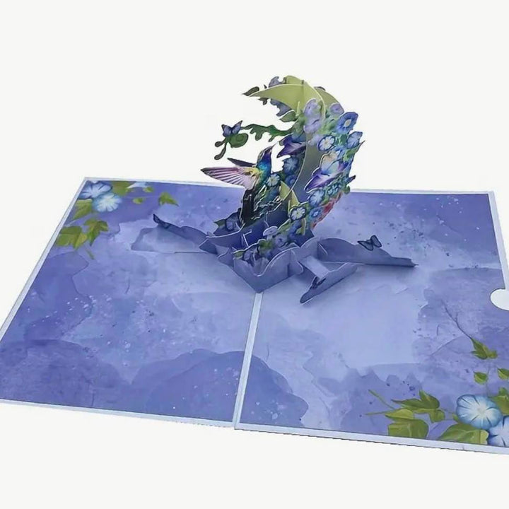 3D Card Blue