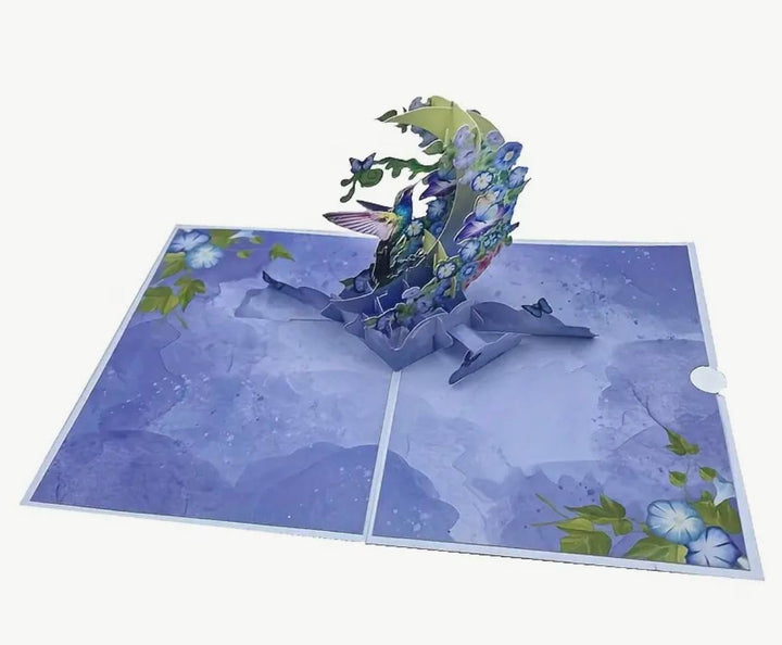 3D Card Blue