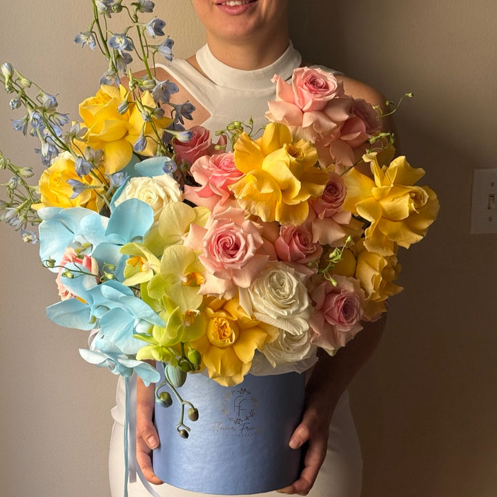 475. Pastel Symphony Floral Box