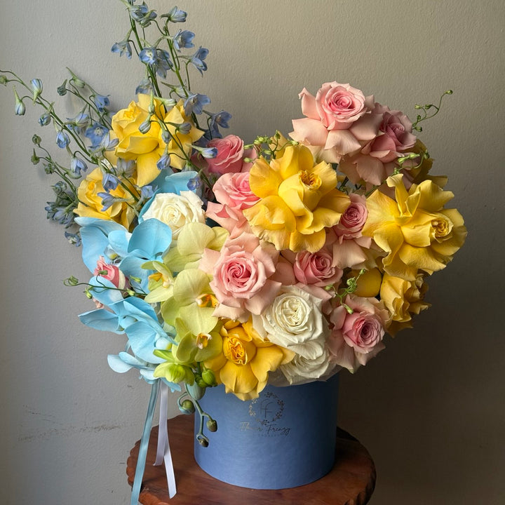 475. Pastel Symphony Floral Box