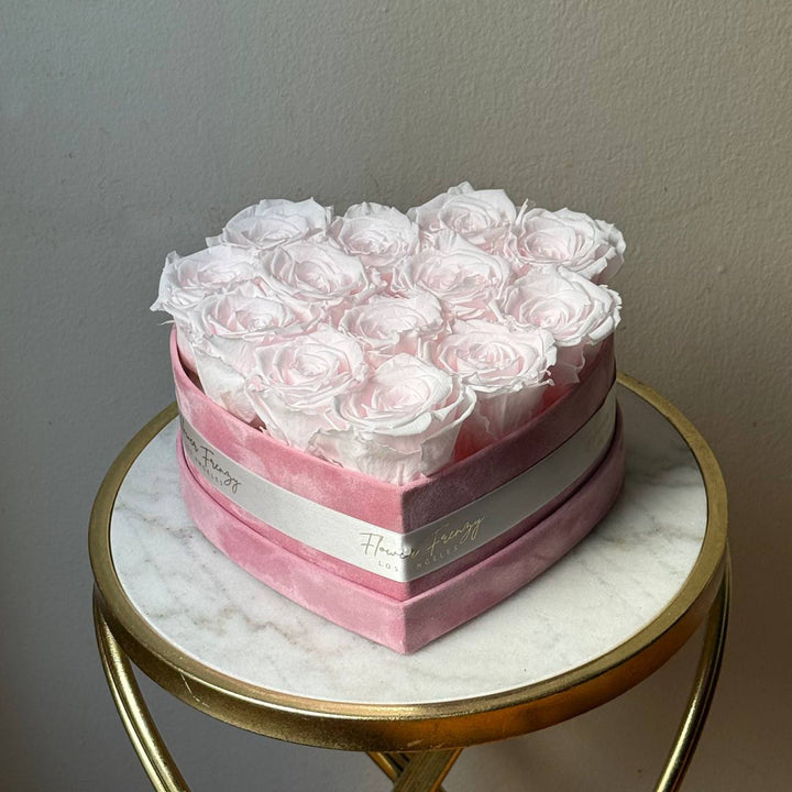 730. Eternal Roses Heart Box (Valentine's)